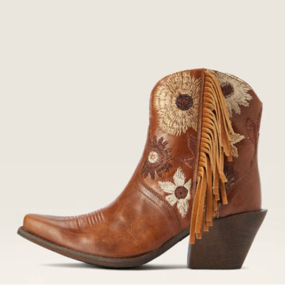 Ariat Cowboy Boots Florence Western Boot Costal Cowgirl Festival Embroidered - Picture 3 of 15